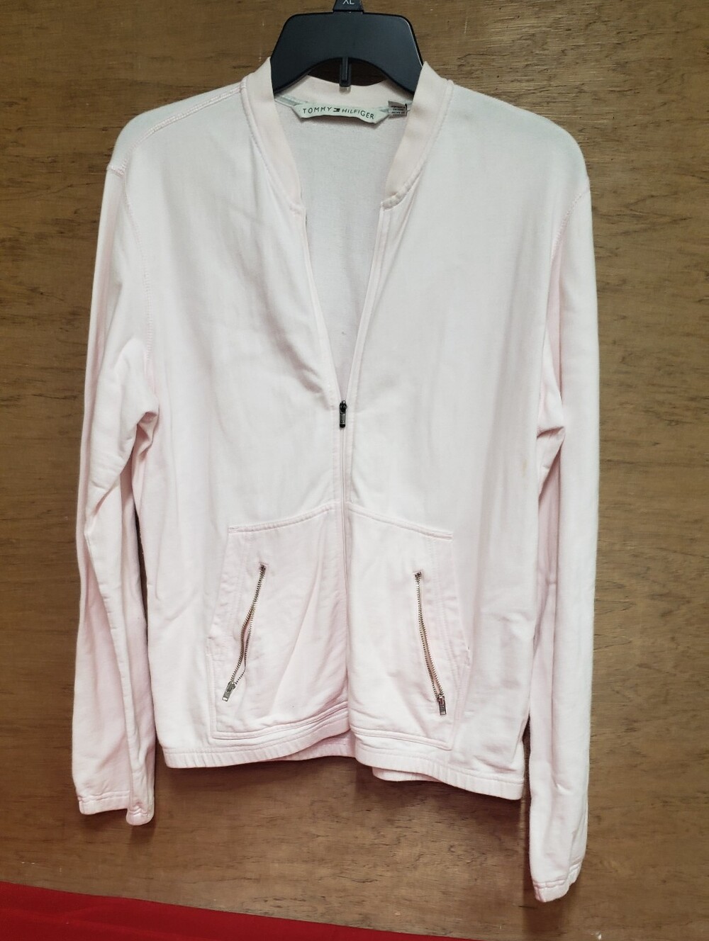 Ladies Tommy Hilfiger Pink Bomber Jacket